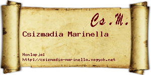 Csizmadia Marinella névjegykártya